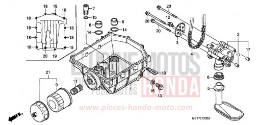 POMPE A HUILE XL1000V7 de 2007